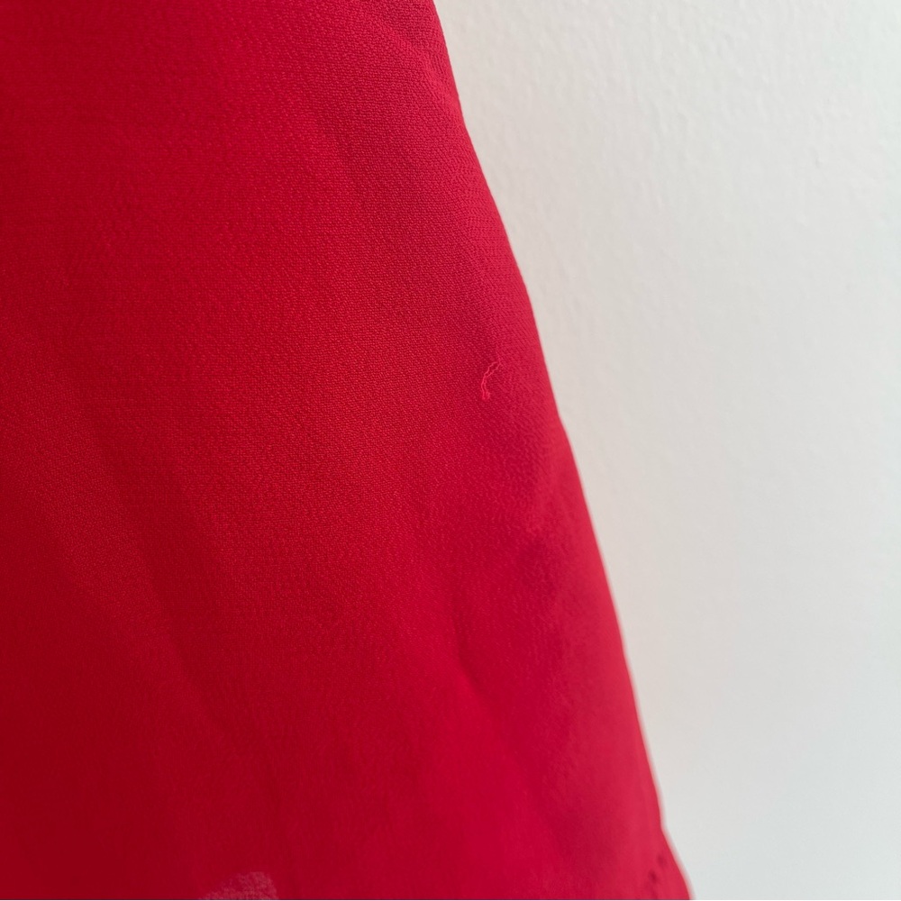 Reformation Christine Mini Dress Red - Picture 7 of 11